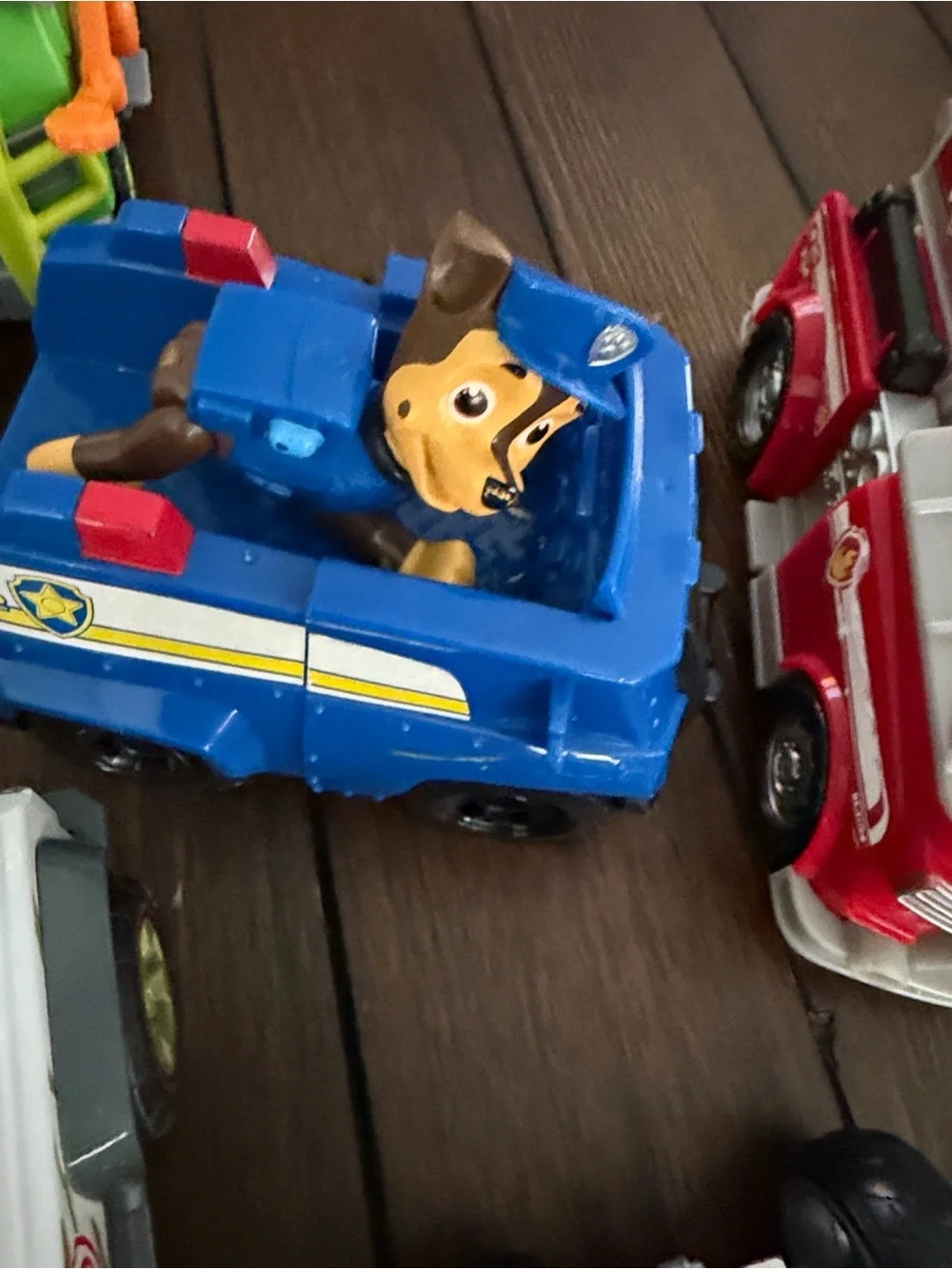 Paw Patrol Character Vehicle Lot in Blue, Red, Yellow, Green, Pink, White